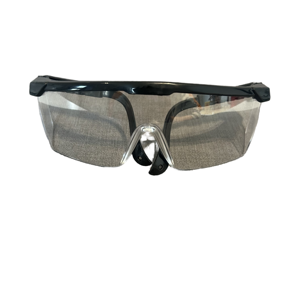 CE <span class=keywords><strong>EN166</strong></span> ANSI Z87認証取得済み 高品質プラスチックフレーム 飛沫防止 防塵 フレームレス安全メガネ 傷防止レンズ - Product Image 1