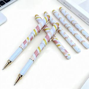 High-end Luxury Plastic Ballpoint <b>Pen</b> Custom Thermal Transfer Process Flower Film <b>Pen</b> Cute Gel <b>Pens</b> for Students and Children - Product Image 3