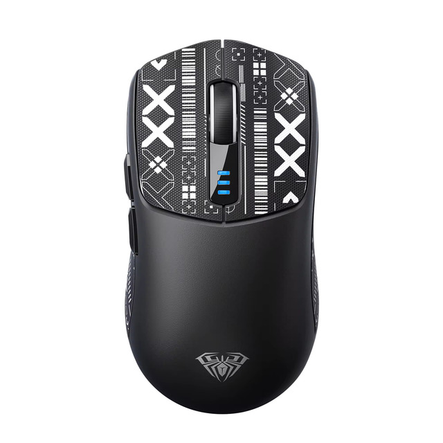 Aula SC580 Three-mode Wired 2.4G BT Rechargeable Computer Gaming Wireless Mouse with Sticker