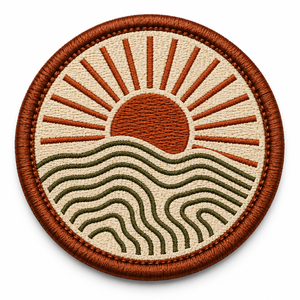 Patchs brodés tissés en gros, thermocollants, style extérieur, logo 3D personnalisé, patch brodé - Product Image 5