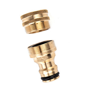 Adaptateur de filetage M22 tout en cuivre, 4 points 6 points, pour raccord de tuyau de robinet d'évier, installation facile - Product Image 1