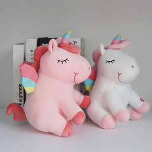 <span class=keywords><strong>Peluche</strong></span> <span class=keywords><strong>Unicorno</strong></span> Personalizzato 25cm con LED Arcobaleno Luminoso - Product Image 4