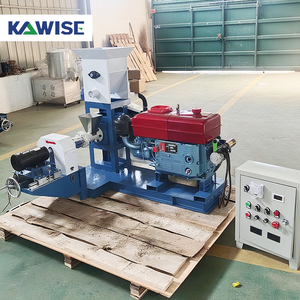 Machine extrudeuse d'aliments pour animaux de compagnie au diesel pour chiens, chats, poissons flottants, équipement de traitement des aliments pour animaux de ferme avec moteur puissant - Product Image 5