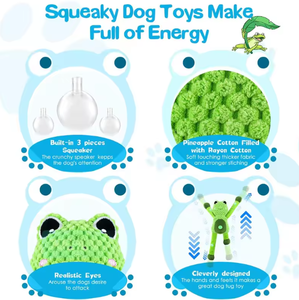 Juguetes Masticables para Perros, Ecológicos, con Diseño de Dibujos Animados, para la Dentición, Multifuncionales, de Peluche, Venta al Por Mayor - Product Image 5