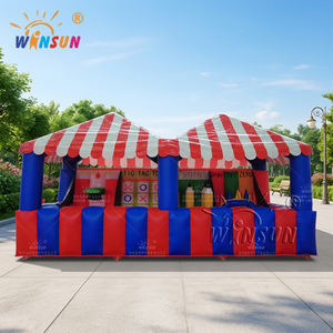 Jeux gonflables interactifs WINSUN pour le sport commercial, jeux gonflables intéressants, jeux gonflables <span class=keywords><strong>4</strong></span> en 1 pour enfants - Product Image 1
