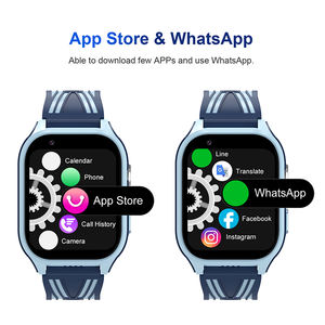 <span class=keywords><strong>Montre</strong></span> intelligente pour enfants 4G Wifi avec caméra vidéo SOS appel de sécurité GPS pour garçons et filles 2,0 pouces D18 carrée - Product Image 5