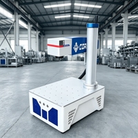 Machine de marquage laser MOPA 20W, marqueur laser à fibre pour le marquage couleur du métal, de l'acier et de l'aluminium avec une haute précision