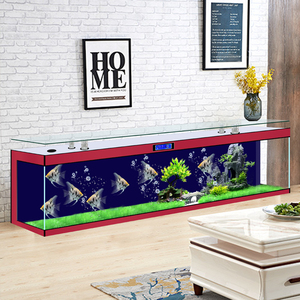 Support TV carré <span class=keywords><strong>Aquarium</strong></span> de grande taille pour la maison, au sol, à faible entretien, sans changement d'eau pour le salon. - Product Image 4