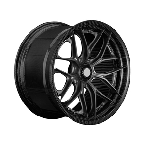 ล้อแม็กซ์คาร์บอนไฟเบอร์ฟอร์จแบบเต็มวง 2/3 ชิ้น ขนาด 18 20 นิ้ว 5x120 ดีไซน์ซี่ลวด น้ำหนักเบา สำหรับรถยนต์รุ่น 3 - Product Image 2