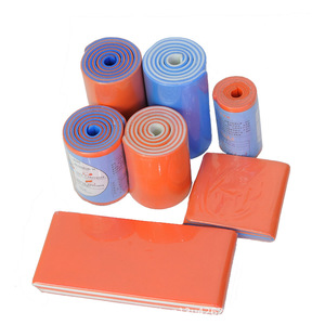 Vente en gros Fabricant Logo personnalisé Attelle de bras en aluminium léger roulé réutilisable pour le combat 36 "18" Orange/Bleu multicolore - Product Image 2