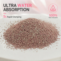 Litière pour chat en bentonite de sodium, fabrication OEM/ODM, agglomération rapide, hautement absorbante, adsorption physique, contrôle des odeurs, faible poussière, vente en gros