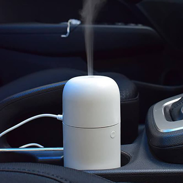 Night Light USB Air Diffuser with 7C LED Changing Light Household & Car Use 1 Year Warranty Aroma Diffusor