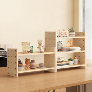 Estante <span class=keywords><strong>de</strong></span> almacenamiento <span class=keywords><strong>de</strong></span> escritorio <span class=keywords><strong>de</strong></span> madera natural <span class=keywords><strong>con</strong></span> cajón, soporte <span class=keywords><strong>de</strong></span> exhibición <span class=keywords><strong>de</strong></span> libros y estante organizador <span class=keywords><strong>de</strong></span> <span class=keywords><strong>mesa</strong></span> <span class=keywords><strong>de</strong></span> estudio, muebles <span class=keywords><strong>de</strong></span> oficina orgánicos para el hogar - Product Image 4