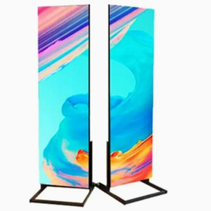 Pantalla LED Plegable Plateada para Póster P1.25 P1.53 P1.86 P2 P2.5, Mural de Video Modular Portátil, Soporte de Suelo para Pantalla Digital - Product Image 2