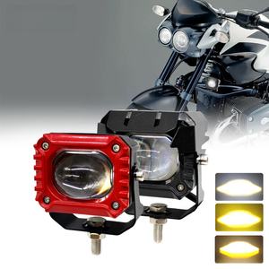 Éclairage Moto, Phares de Voiture, Projecteurs Moto, Modification LED Bicolore Double Lumière, Pièces de Moto - Product Image 3