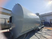 Silo à chaux pour le traitement des eaux municipales avec stockage de poudre de chaux hydratée, convoyeur à vis, dépoussiéreur et alimentation automatique