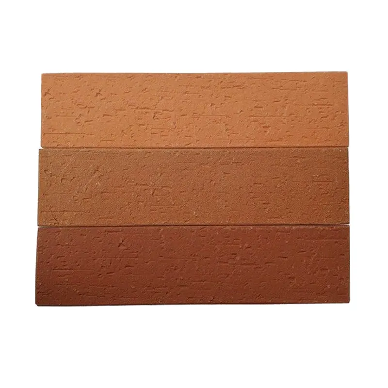 Modified clay materials wallboard soft porcelain red brick ceramic wall tiles