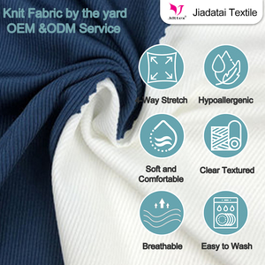 Thoáng khí đầy màu sắc cation cao sợi đàn hồi nhuộm spandex13 polyester87 vải cho đồ bơi thể thao - Product Image 3