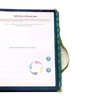 Cuaderno de tapa dura de lino con impresión personalizada, Impresión de libro de tapa dura barato
