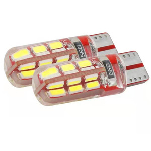 Xe dẫn bóng đèn T10 4014 24 Chiều rộng xe chỉ số ánh sáng mới Độ sáng cao LED Silicone thả keo pha lê - Product Image 2