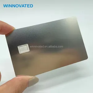 China's Professional Card Manufacturers Supply Credit Card Size Metal EMV Bank Credit Card