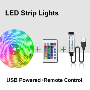 Bande lumineuse <span class=keywords><strong>LED</strong></span> RGB USB 5m 10m <span class=keywords><strong>15m</strong></span> 20m, bande lumineuse d'ambiance intelligente pour téléviseur, bande lumineuse <span class=keywords><strong>LED</strong></span> <span class=keywords><strong>multicolore</strong></span> flexible, néon - Product Image 1