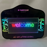 Letrero LED Programable por APP con Logotipo Personalizado OEM, Exhibidor de Botellas, Presentador de Mensajes Luminosos para Bares y Discotecas