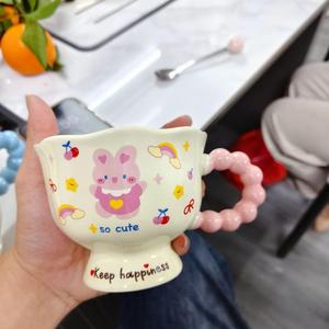 <span class=keywords><strong>Tazza</strong></span> in Ceramica a Forma di Cucciolo con Pois, <span class=keywords><strong>Tazza</strong></span> Trendy Instagram per Coppie, Regalo di Compleanno per Migliori Amici - Product Image 2