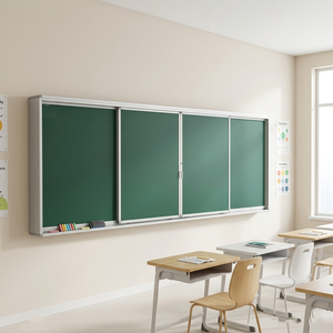 <span class=keywords><strong>Tableau</strong></span> vert scolaire <span class=keywords><strong>grand</strong></span> format pour salle de classe, équipement pédagogique universitaire, <span class=keywords><strong>tableau</strong></span> noir effaçable <span class=keywords><strong>mural</strong></span>, mobilier - Product Image 1