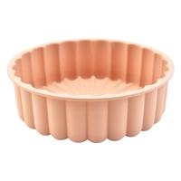 Moule à gâteau rond en silicone cannelé, résistant à la chaleur, pour four, plateau à cheesecake, tarte, gelée, pouding, pâtisserie, ustensiles de cuisine