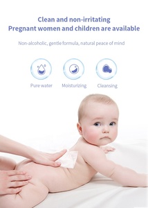 Biodegradable Organic Water <b>Tissue</b> <b>Paper</b> Clean Baby Wet Wipe - Product Image 2