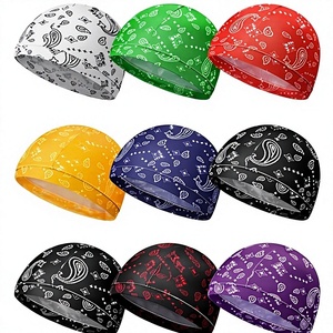 Customized Logo Embroidery Breathable <b>Waterproof</b> Cycling <b>Beanie</b> 100% Polyester Unisex Adult Casual - Product Image 1