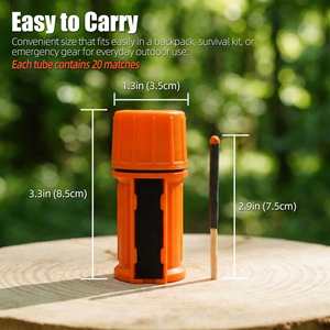 Baiyuheng - Cajas de Cerillas Personalizadas al por Mayor, Cerillas de Seguridad Impermeables, Botiquín de Primeros Auxilios Impermeable - Product Image 2