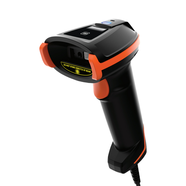 Handheld Wired 1D 2D QR Barcode Scanner | 1.3MP Global Shutter High Density Industrial IP65 USB Reader