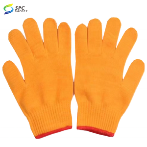 Sauvagement utilisé travail manuel abordable <span class=keywords><strong>Anti-poussière</strong></span> protection Durable ligne de montage inspection en vrac blanc polycoton tricot gants de travail - Product Image 4