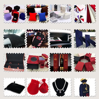 100% polyester double face flocage tissu infroissable pour canapé boîte à bijoux vêtement chaussures voiture doublure bagages pour filles
