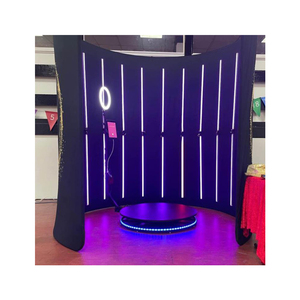 Le plus récent 360 photomaton réglable rotatif rond 360 degrés fête caméra vidéo photomaton plate-forme 360 photomaton - Product Image 3