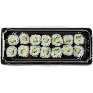 Contenedores Rectangulares de PET Reciclado para Alimentos, Bandejas Desechables Transparentes para Sushi, Pan y Otros Alimentos - Product Image 3