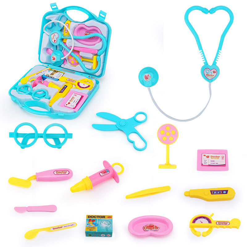 Фирменный набор игрушек для ролевых врачей, пластиковые Обучающие игрушки, медицинский набор игрушек для детей