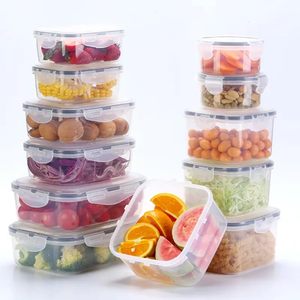 ثلاجة كبيرة متعددة الوظائف ممتازة حاويات تخزين الطعام الطازج مجموعة-مانعة للتسرب - Product Image 3