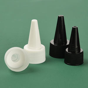 Tapones de Boquilla Larga de 20 mm y 24 mm con Punta Puntiaguda y Tapa Giratoria de PP para Botellas - Product Image 3