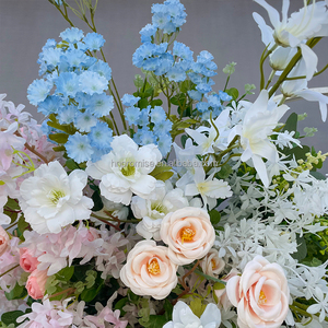 ที่คาดผมดอกไม้ประดิษฐ์ยาวหลากสีใช้แขวนดอกไม้สำหรับตกแต่งงานแต่งงาน - Product Image 3