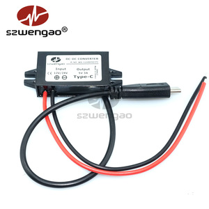 Szwengao Dc Dc Converter 12V 24V To <b>5V</b> 3A Type C Output Car Charger - Product Image 2