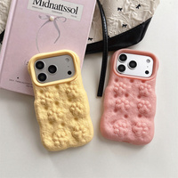 Coque de téléphone Kawaii en forme de patte de chat 3D, en silicone souple et doux, pour iPhone 18 17 Pro Max 16 15 14 13, protection en silicone doux et pastel