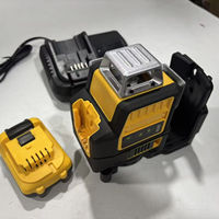 Niveau laser industriel électrique auto-nivelant 12 lignes 3*360 degrés à faisceau vert, batterie Li-Ion 12V MAX