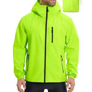 CONMR <strong>Men's</strong> Packable <strong>Waterproof</strong> <strong>Jacket</strong> Reflective Lightweight Rain <strong>Jacket</strong> <strong>for</strong> Running <strong>Cycling</strong> Golf &amp; Hiking Casual Winter Gear - Product Image 6