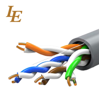 Kabel LAN Jaringan CAT5e SFTP U/FTP F/UTP Berpelapis PVC dan Pelindung Aluminium Foil 1m 3m