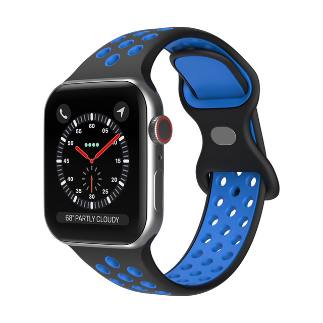 Original classic smart watch 42mm 44mm sport Soft Magnetic Luxury watch Silicone rubber for Apple Watch Strap