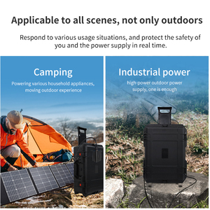 Générateur solaire portable d'urgence 5000W, station d'alimentation portable, lumière LED, stations énergétiques pour le <span class=keywords><strong>camping</strong></span> - Product Image 5