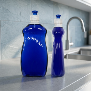 Feri Dishwashing Liquid PET Plastic <b>Bottle</b> <b>with</b> Screw Cap Lotion Pump Leak Resistant 450ml for Kitchen Cleaner Household Use - Product Image 2
